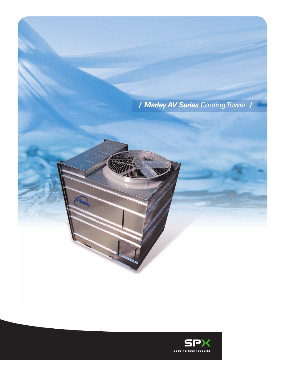 SPX Cooling Technologies MarleyAV Series User Manual | 4 pages