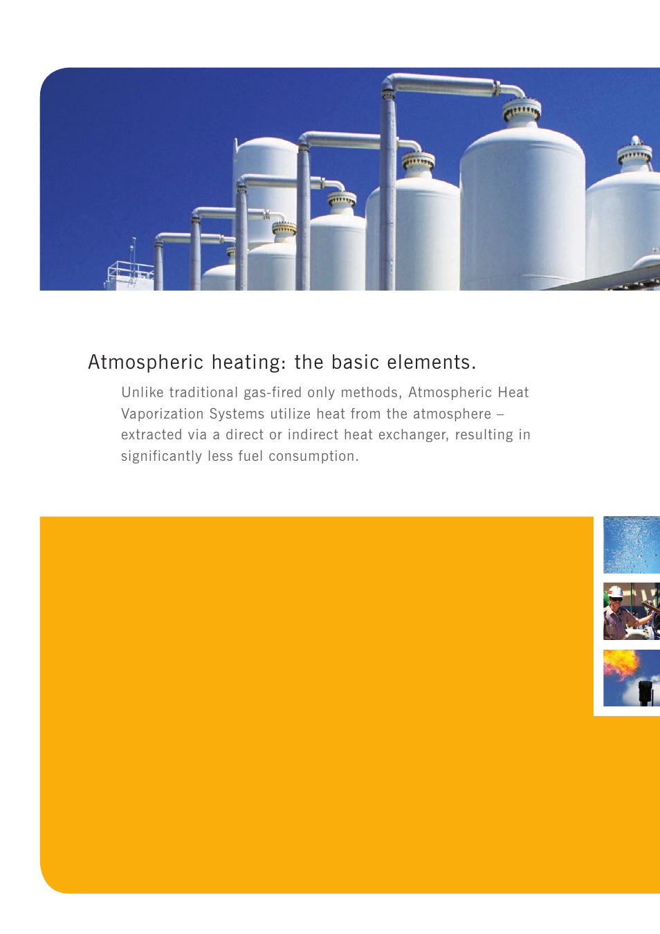 Atmospheric heating: the basic elements | SPX Cooling Technologies Atmospheric Heat Vaporization Systems User Manual | Page 4 / 8