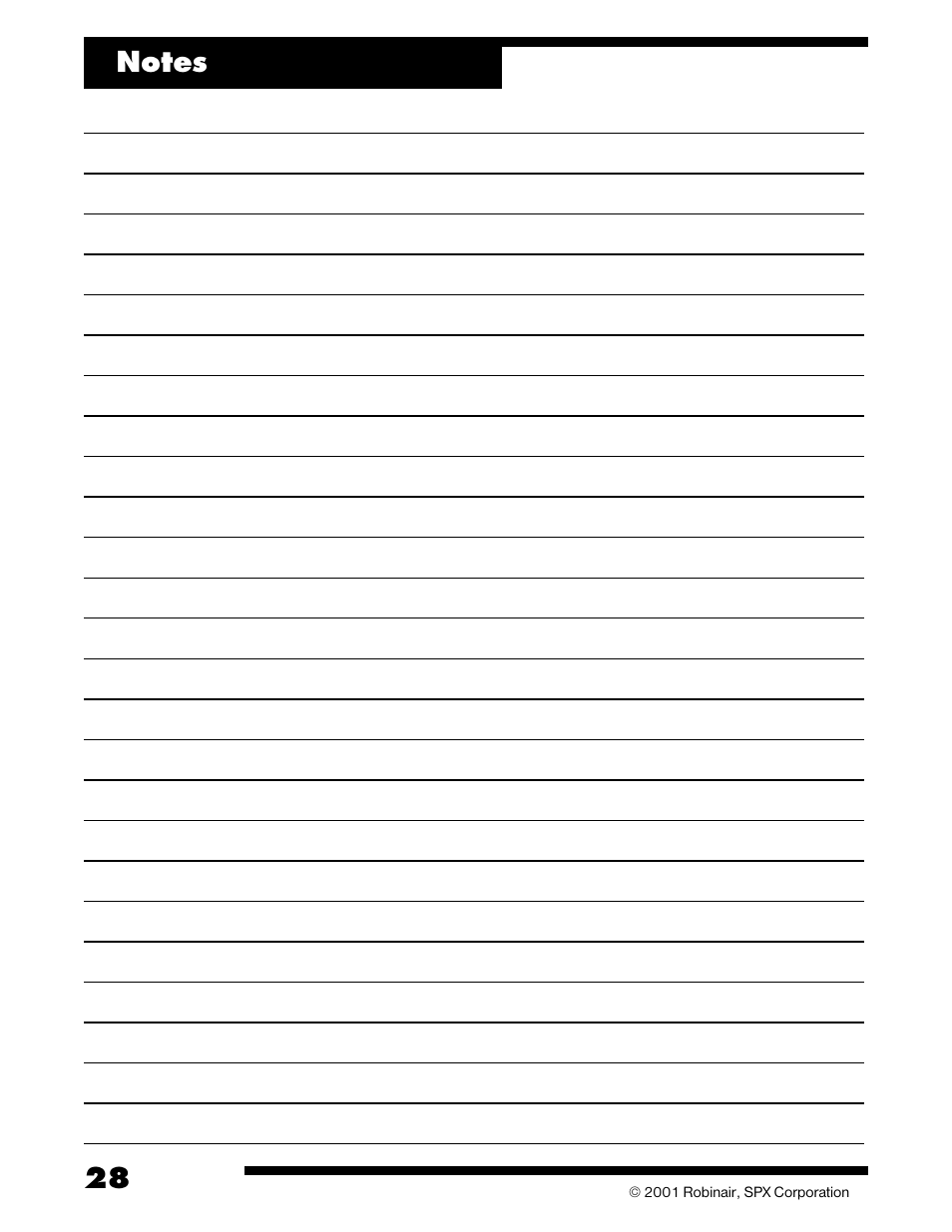 SPX Cooling Technologies ROBINAIR 17700-2K User Manual | Page 30 / 32