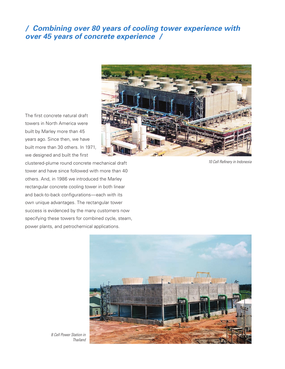 SPX Cooling Technologies Mechanical Draft Cooling Tower Class 800 User Manual | Page 6 / 8