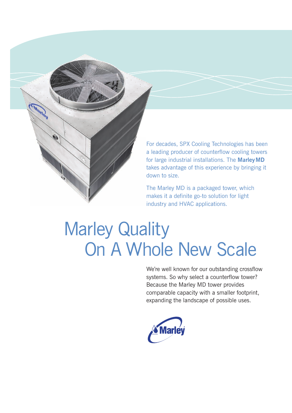 Marley quality on a whole new scale | SPX Cooling Technologies Cooling Tower MD-08F User Manual | Page 2 / 8