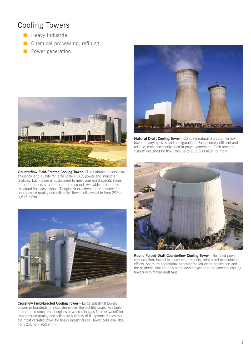 Cooling towers | SPX Cooling Technologies G-600 User Manual | Page 3 / 16