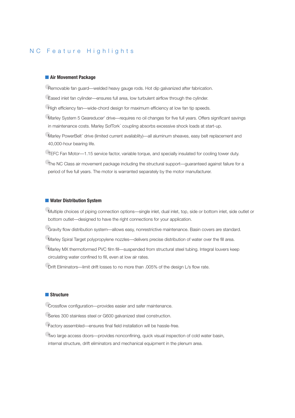 SPX Cooling Technologies Cooling Tower Marley NC Class User Manual | Page 5 / 8
