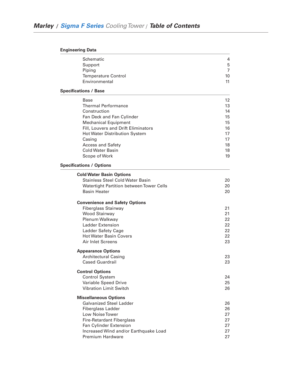 SPX Cooling Technologies Evaporative Air Cooler FSIG-TS-08A User Manual | Page 2 / 30