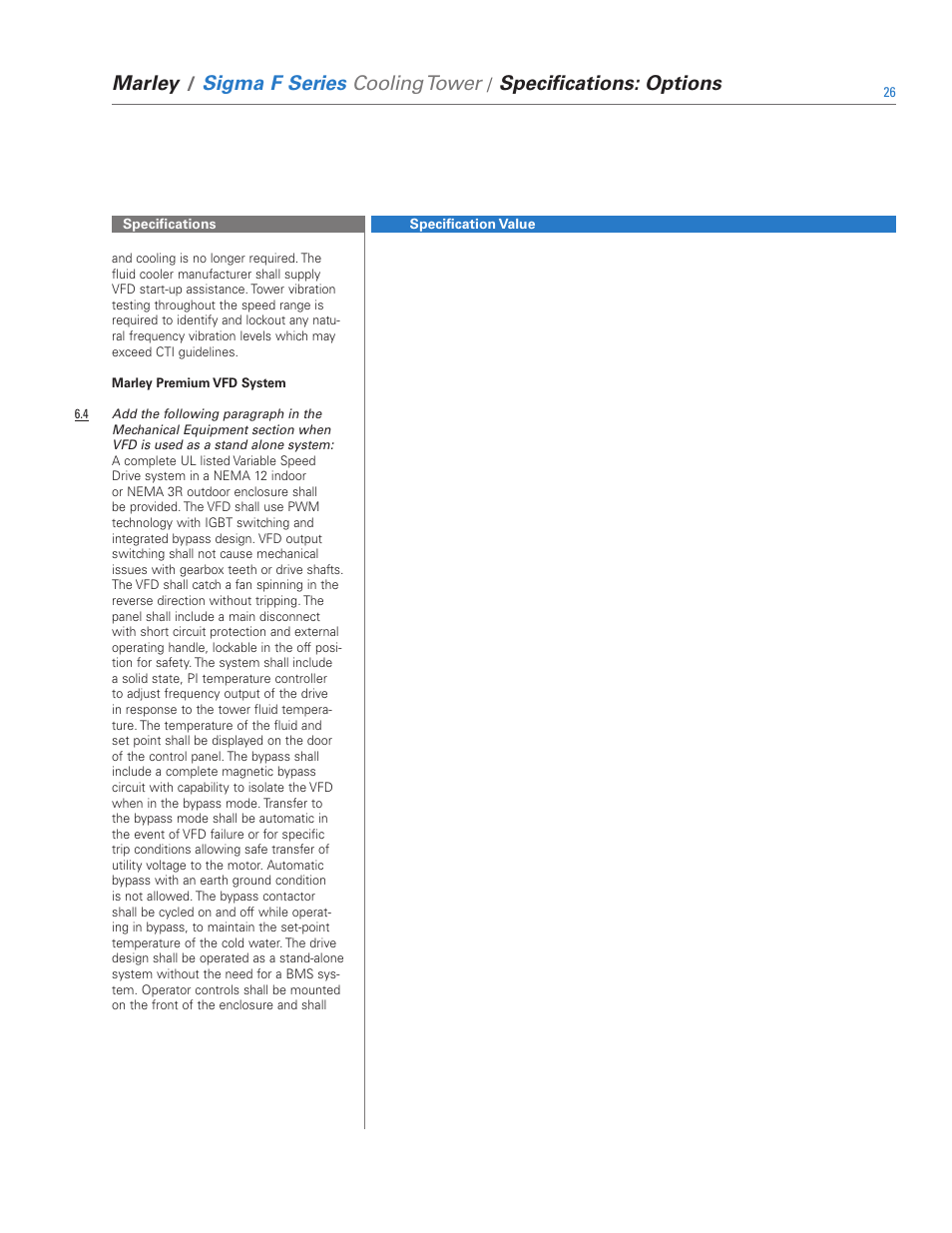 SPX Cooling Technologies Evaporative Air Cooler FSIG-TS-08A User Manual | Page 26 / 30