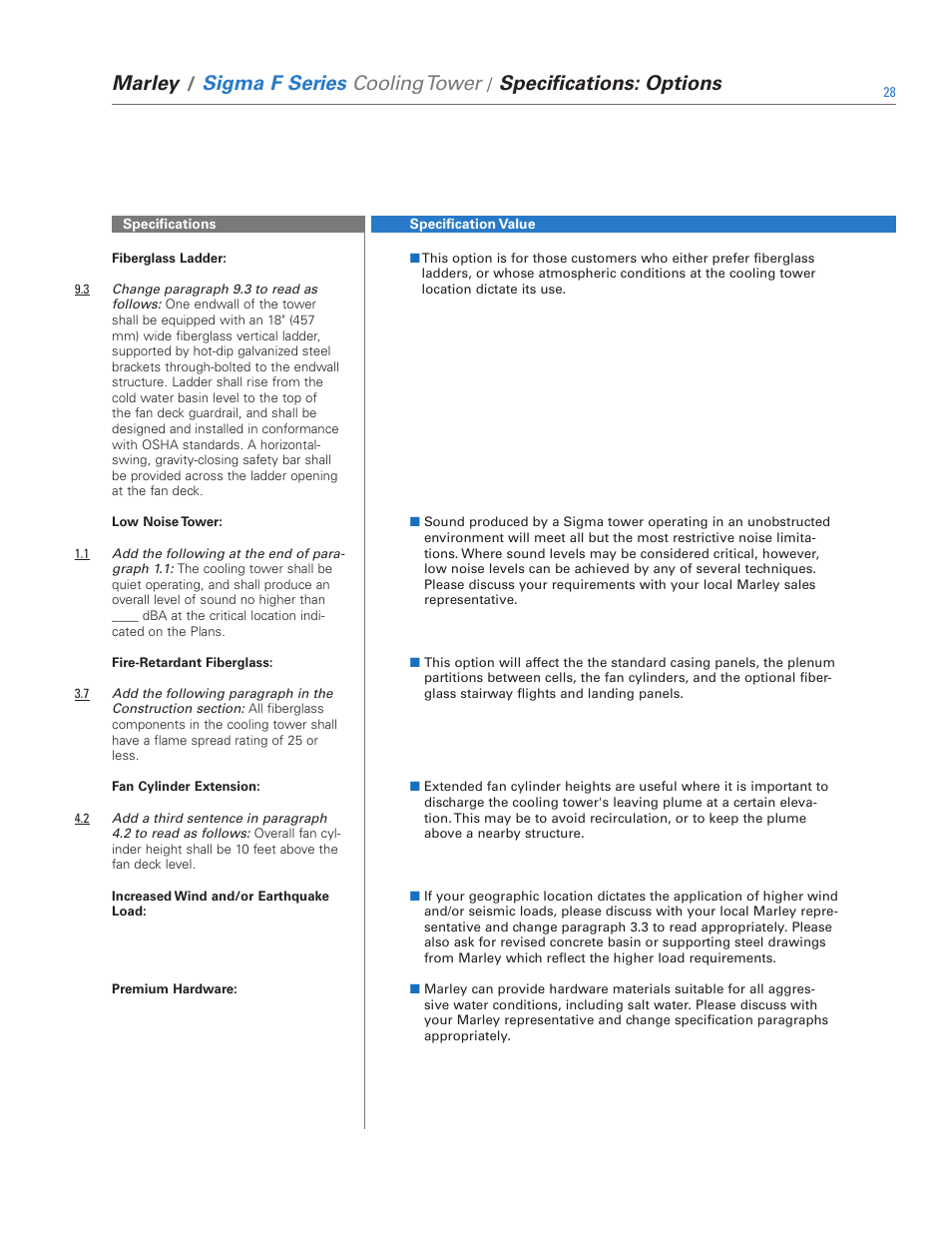 SPX Cooling Technologies Evaporative Air Cooler FSIG-TS-08A User Manual | Page 28 / 30