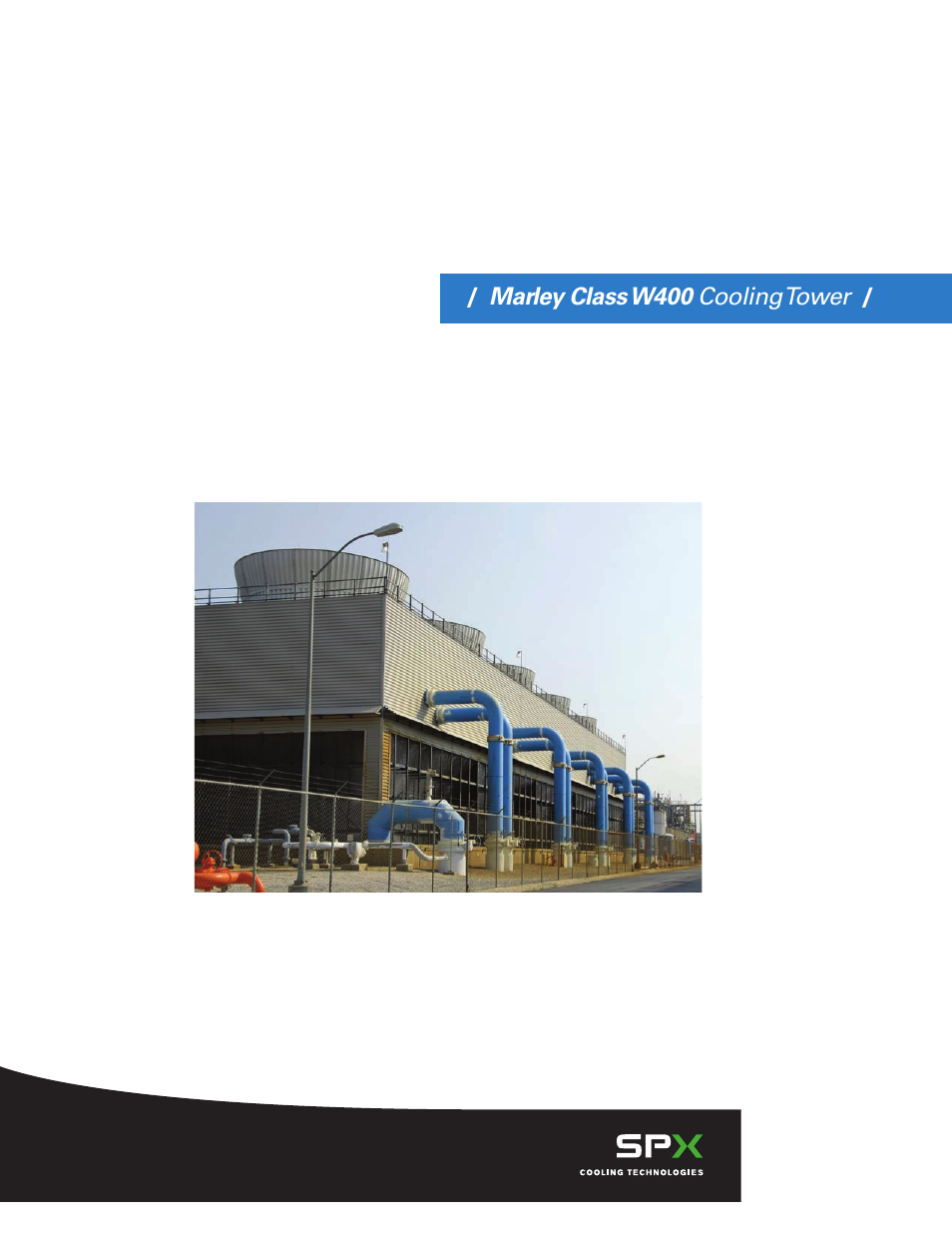 SPX Cooling Technologies Cooling Tower W400 User Manual | 4 pages