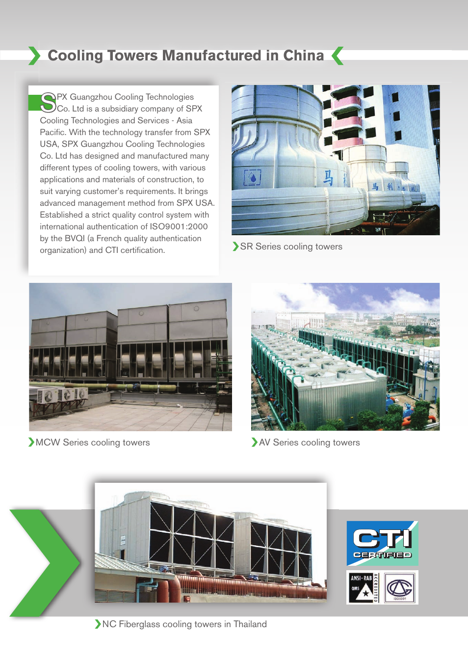 Cooling towers manufactured in china | SPX Cooling Technologies SPXM-08 User Manual | Page 14 / 16