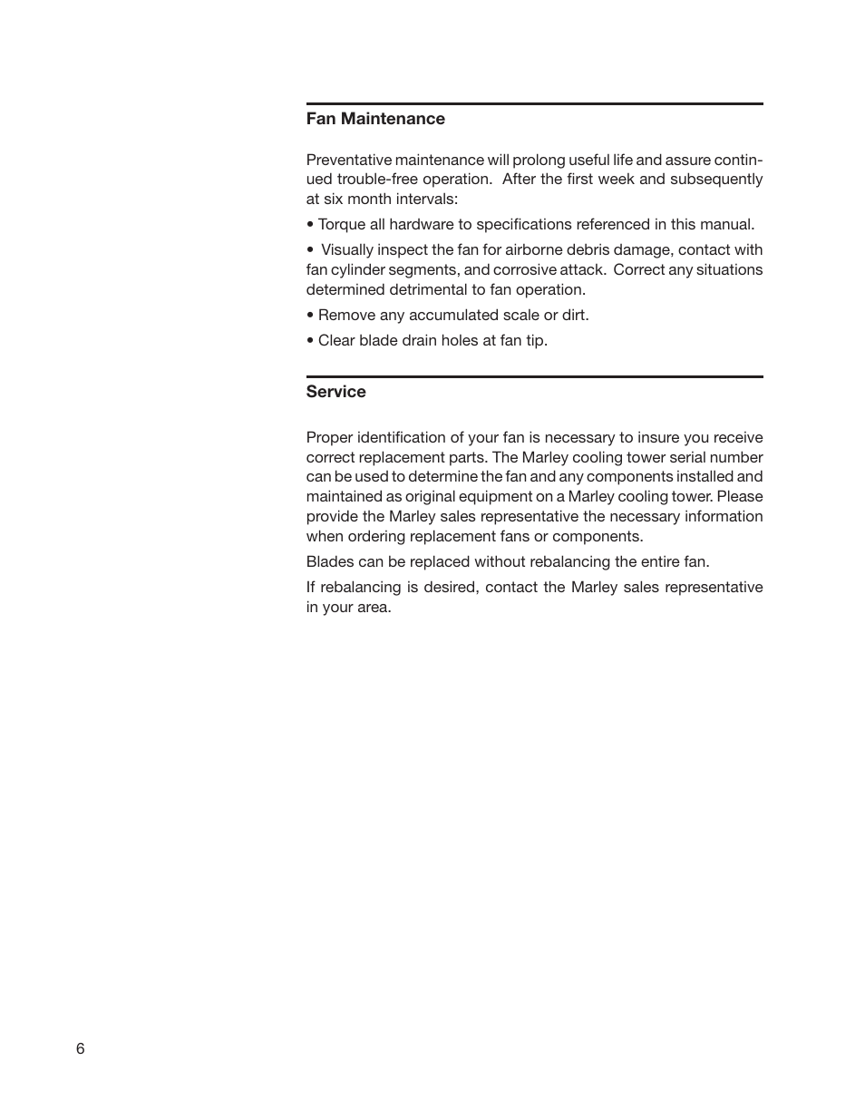 SPX Cooling Technologies COFIMCO 03-11A User Manual | Page 6 / 8