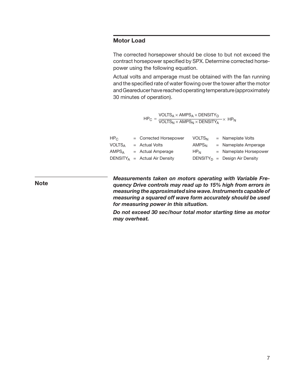 SPX Cooling Technologies COFIMCO 03-11A User Manual | Page 7 / 8