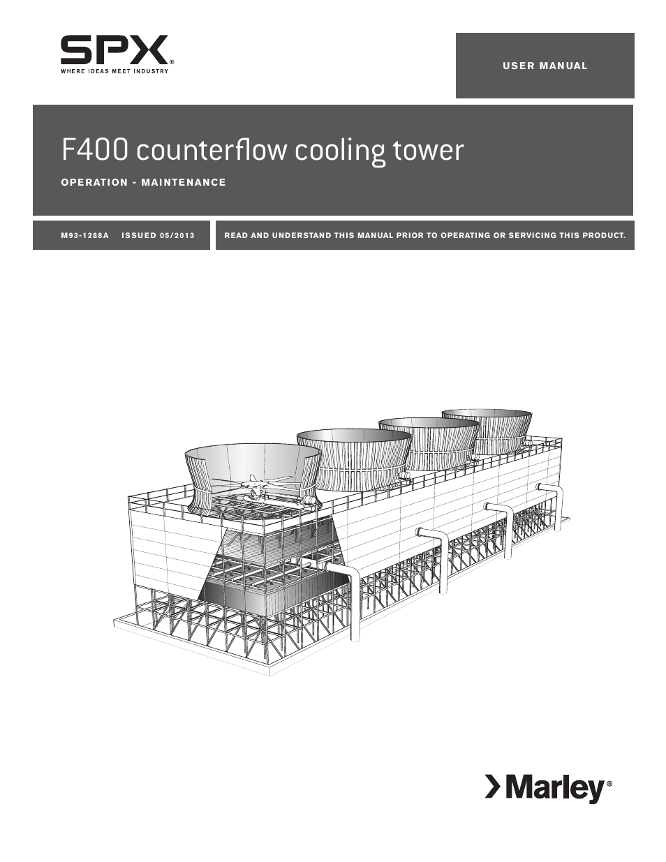 SPX Cooling Technologies MARLEY CLASS F400 User Manual | 20 pages