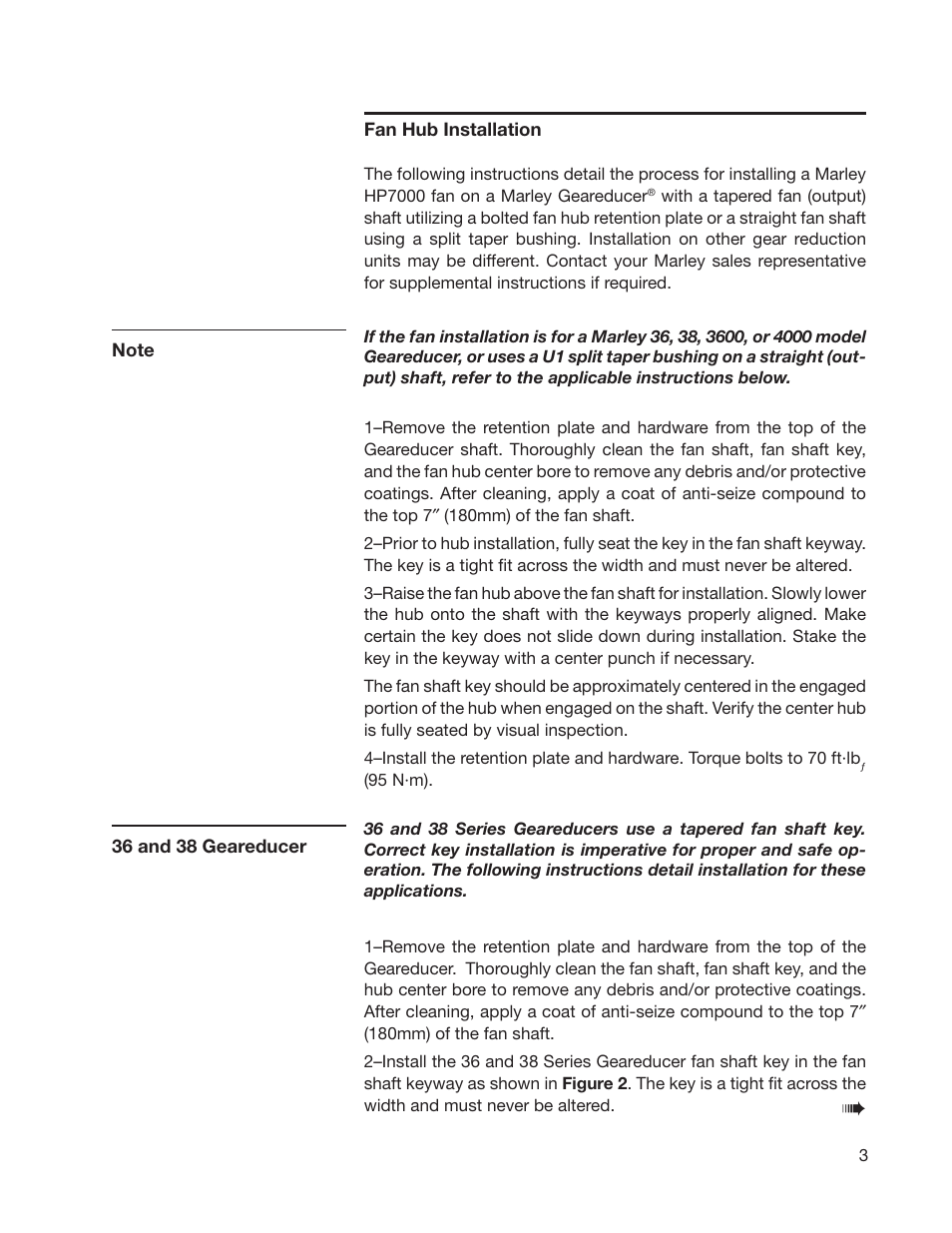 SPX Cooling Technologies MARLEY HP700 User Manual | Page 3 / 12