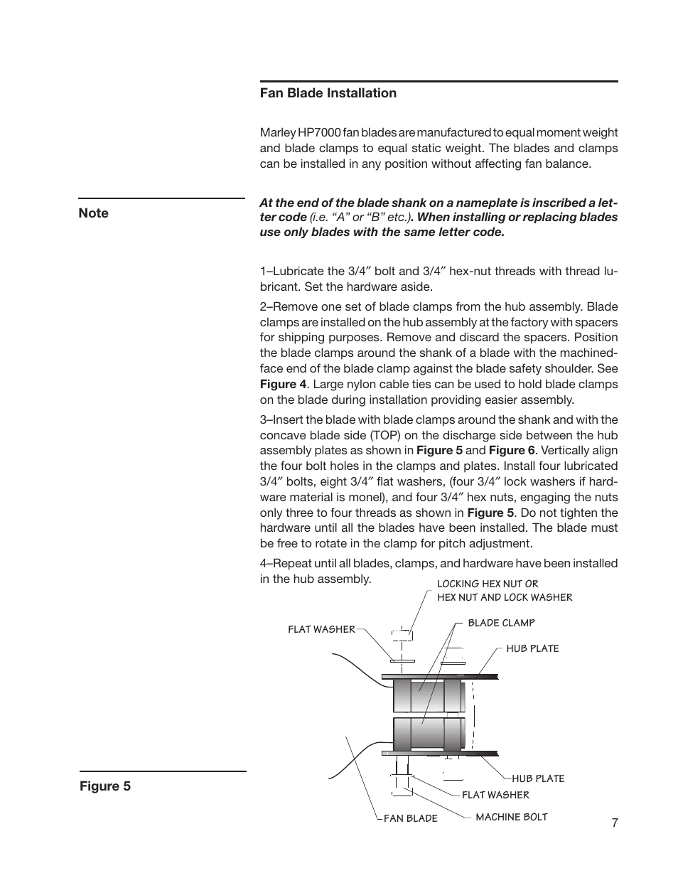 SPX Cooling Technologies MARLEY HP700 User Manual | Page 7 / 12