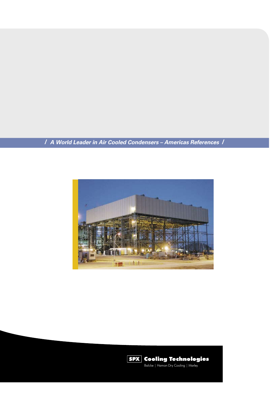 SPX Cooling Technologies Air Cooled Condensers User Manual | 4 pages