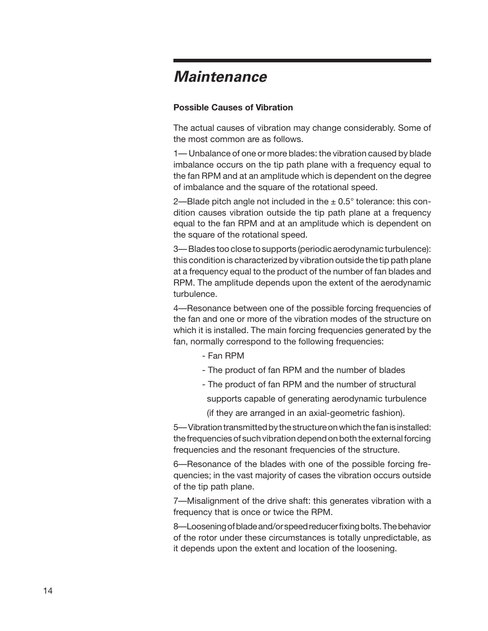 Maintenance | SPX Cooling Technologies MARLEY 07-1126 User Manual | Page 14 / 20