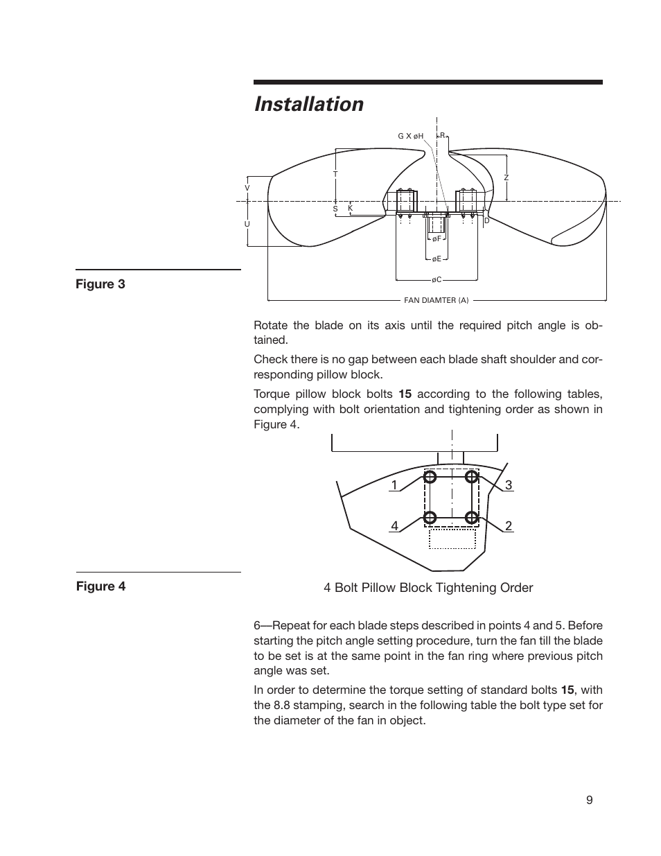 Installation, Figure 3 figure 4 | SPX Cooling Technologies MARLEY 07-1126 User Manual | Page 9 / 20