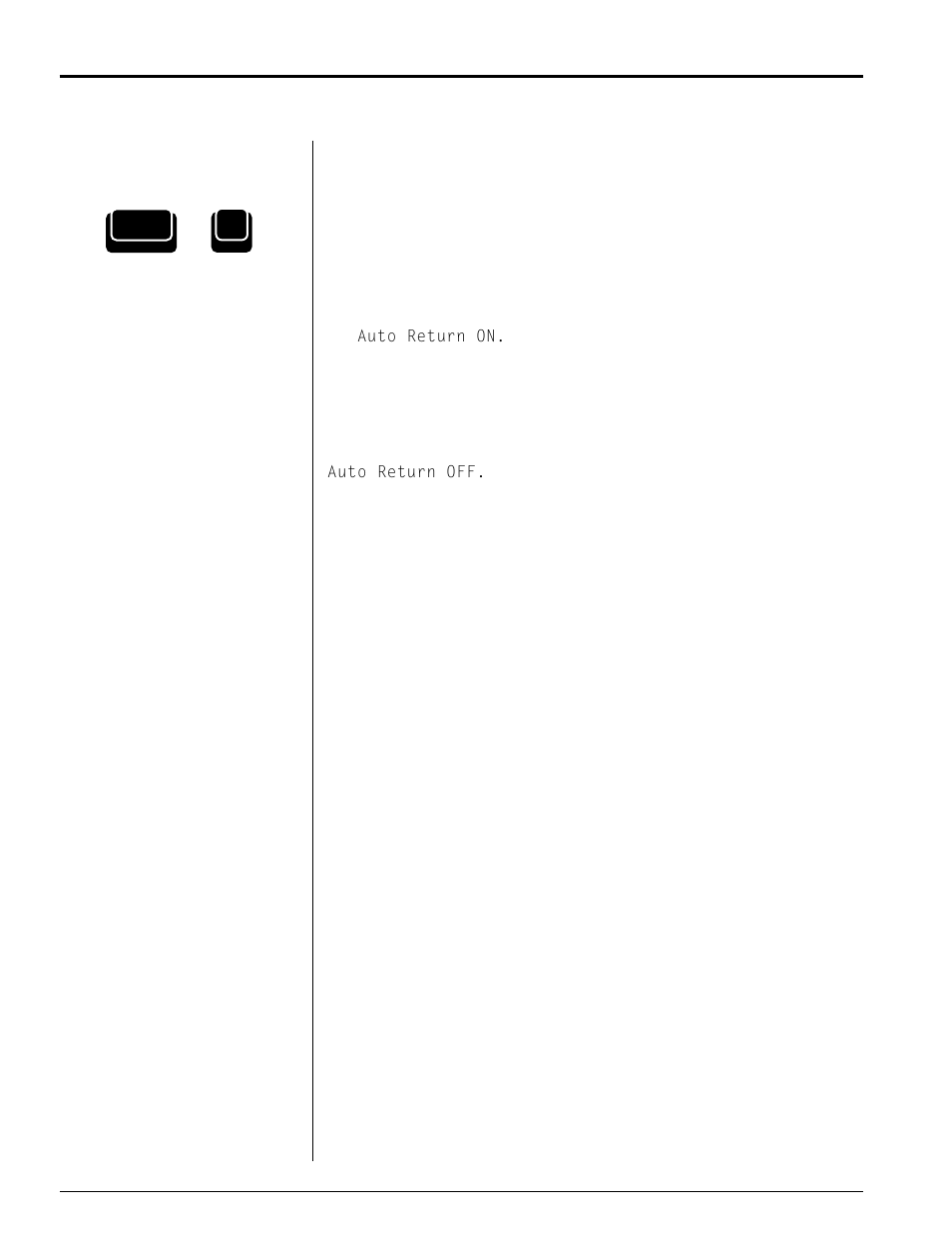 Auto return, Deactivating auto return | Smith Corona Computer Keyboard User Manual | Page 2 / 10