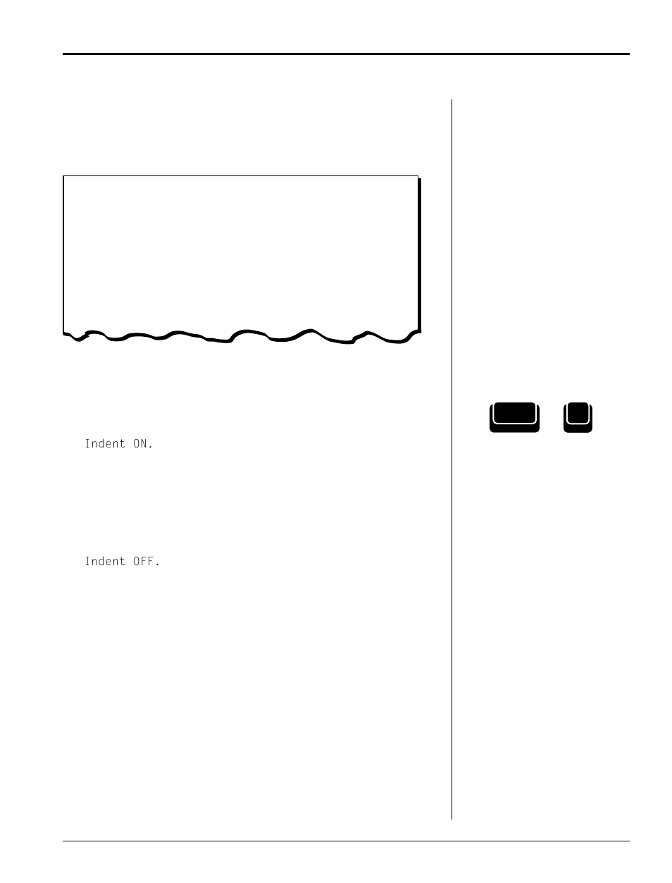 Indented paragraph, Setting paragraph indent | Smith Corona Computer Keyboard User Manual | Page 5 / 10