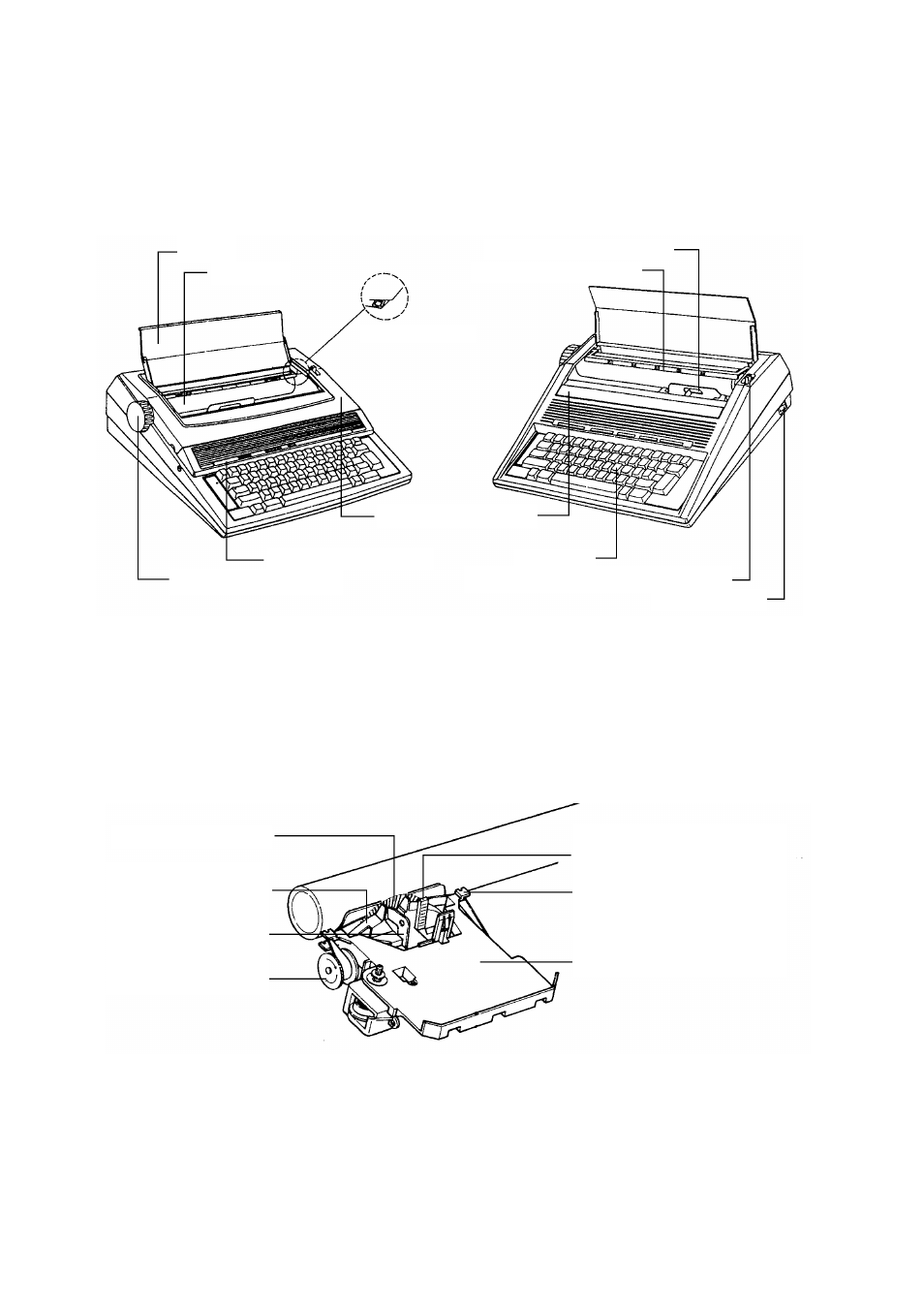 Parts description | Smith Corona 100 User Manual | Page 2 / 16