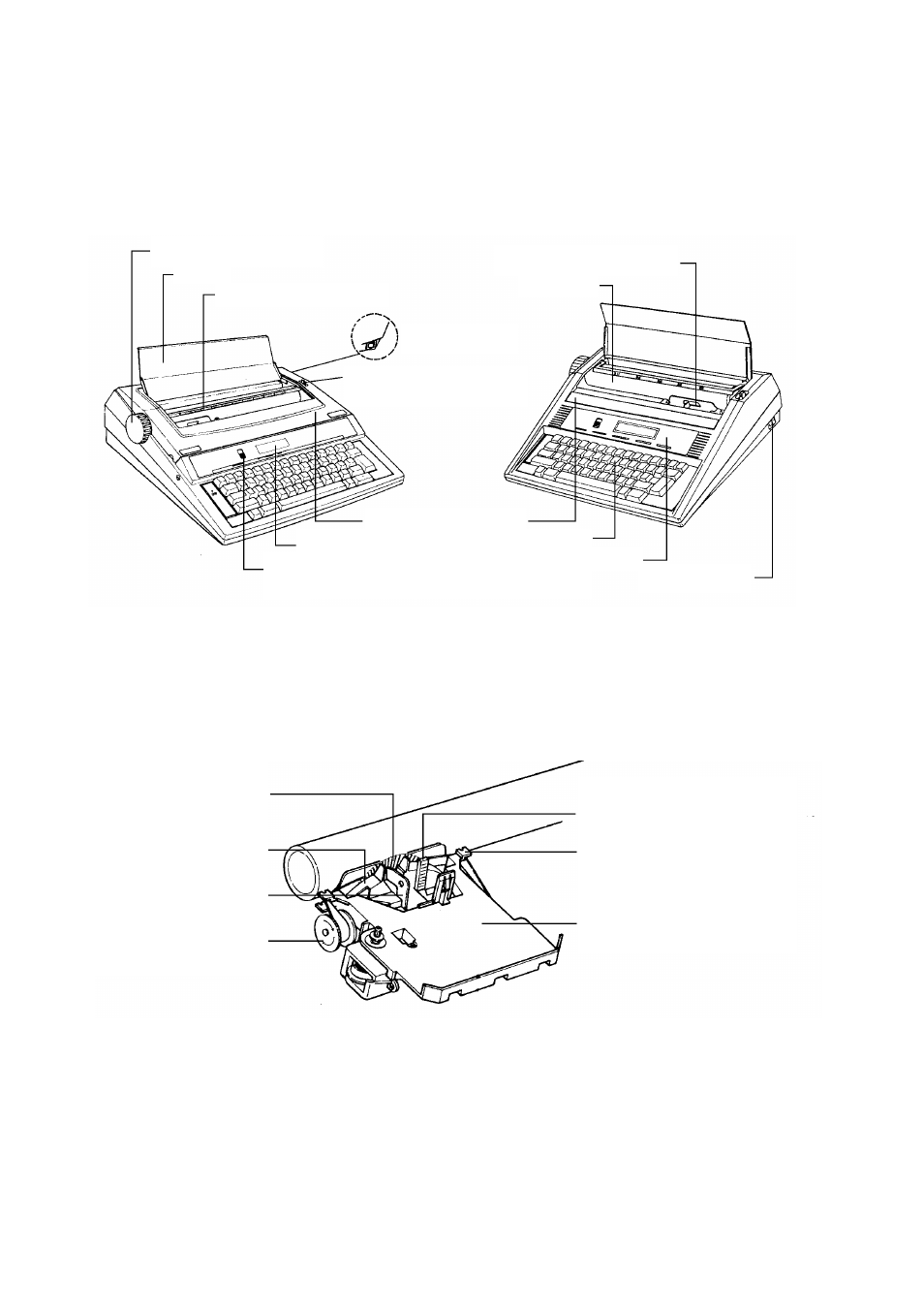 Parts description | Smith Corona 200 User Manual | Page 2 / 20