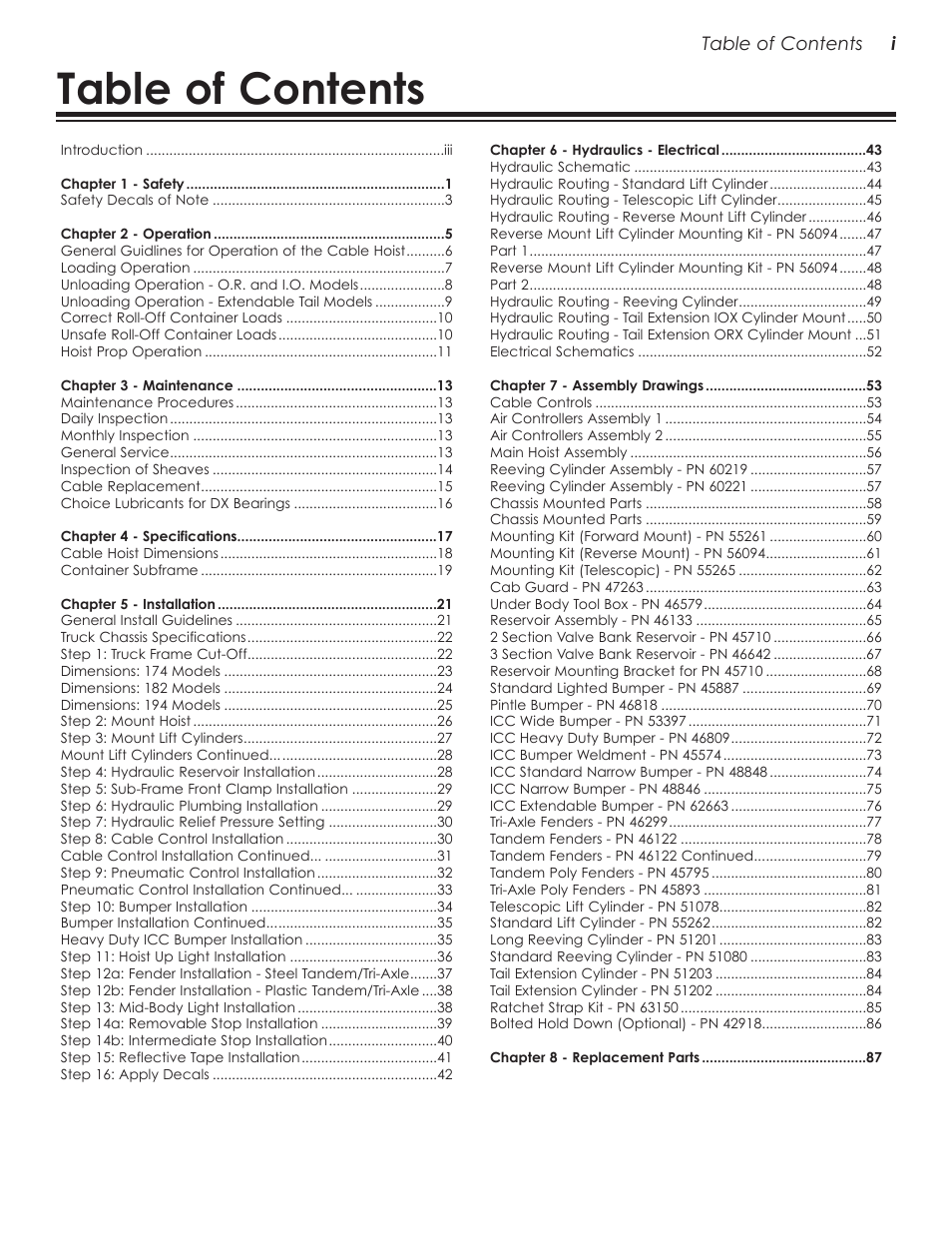Stellar Industries SI-60 User Manual | Page 3 / 94