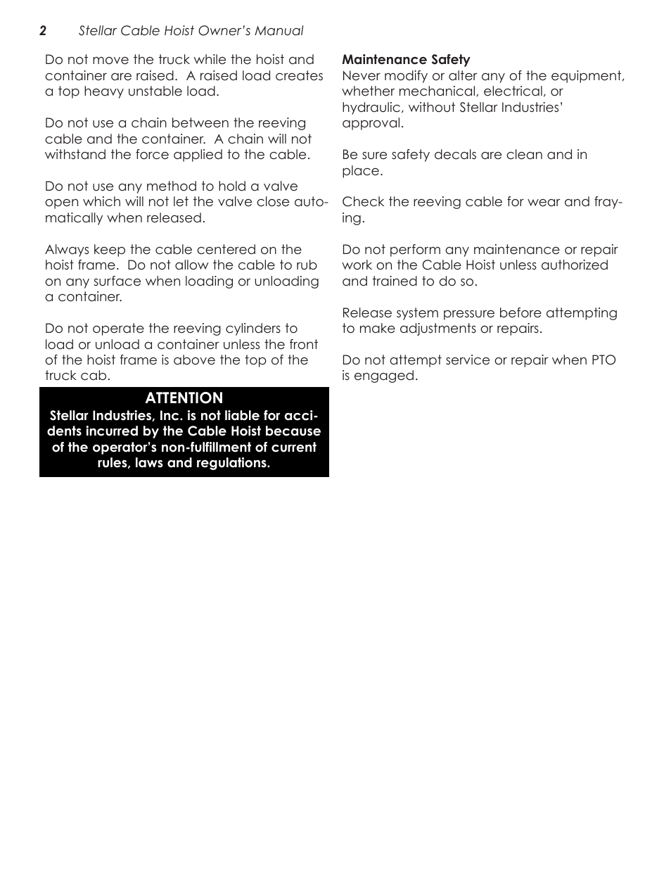 Stellar Industries SI-60 User Manual | Page 8 / 94