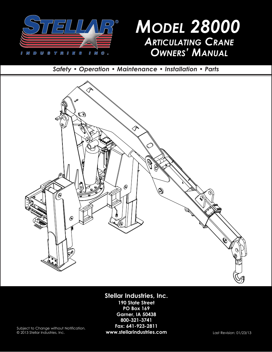 Stellar Industries 28000 User Manual | 58 pages