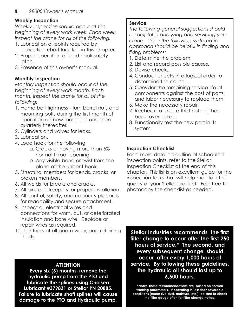 Stellar Industries 28000 User Manual | Page 12 / 58