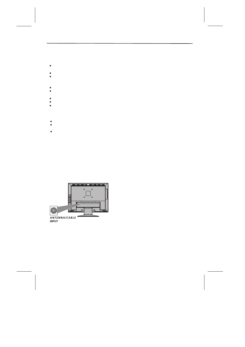 Connections and setup | Skyworth SLTV-2268A-2 User Manual | Page 7 / 37