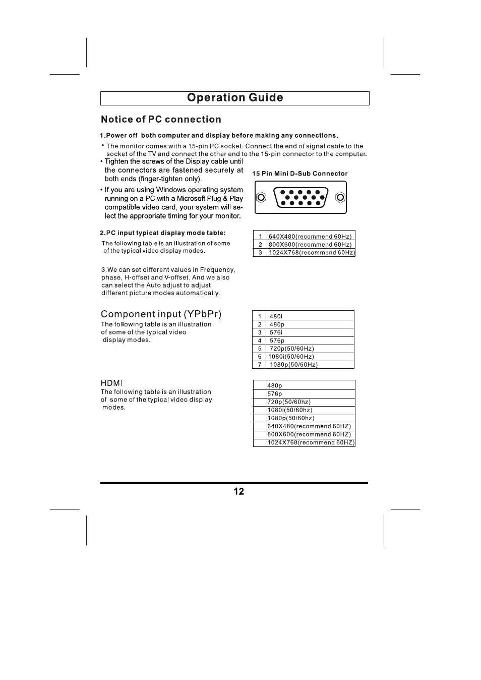 Skyworth LCD-22L5F User Manual | Page 13 / 14