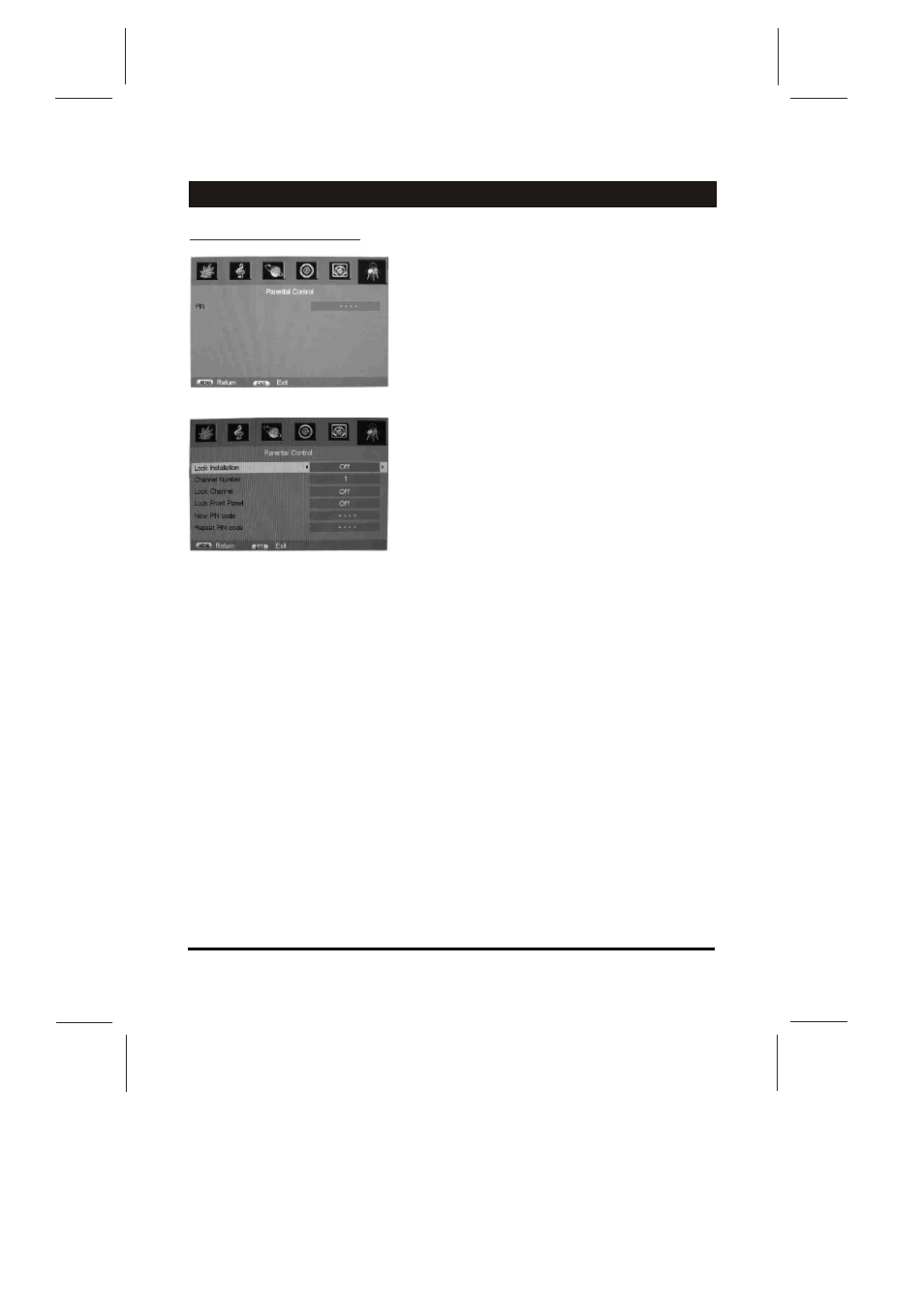Analog menu screens | Skyworth LCD-32L8E User Manual | Page 17 / 21