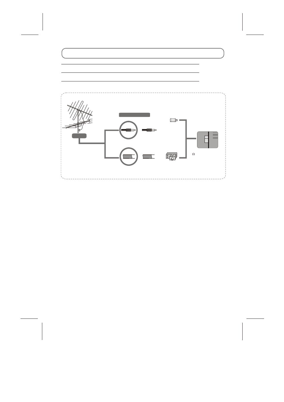 External schematic and installation, Antenna /cable connection | Skyworth LED-32E60 User Manual | Page 9 / 20