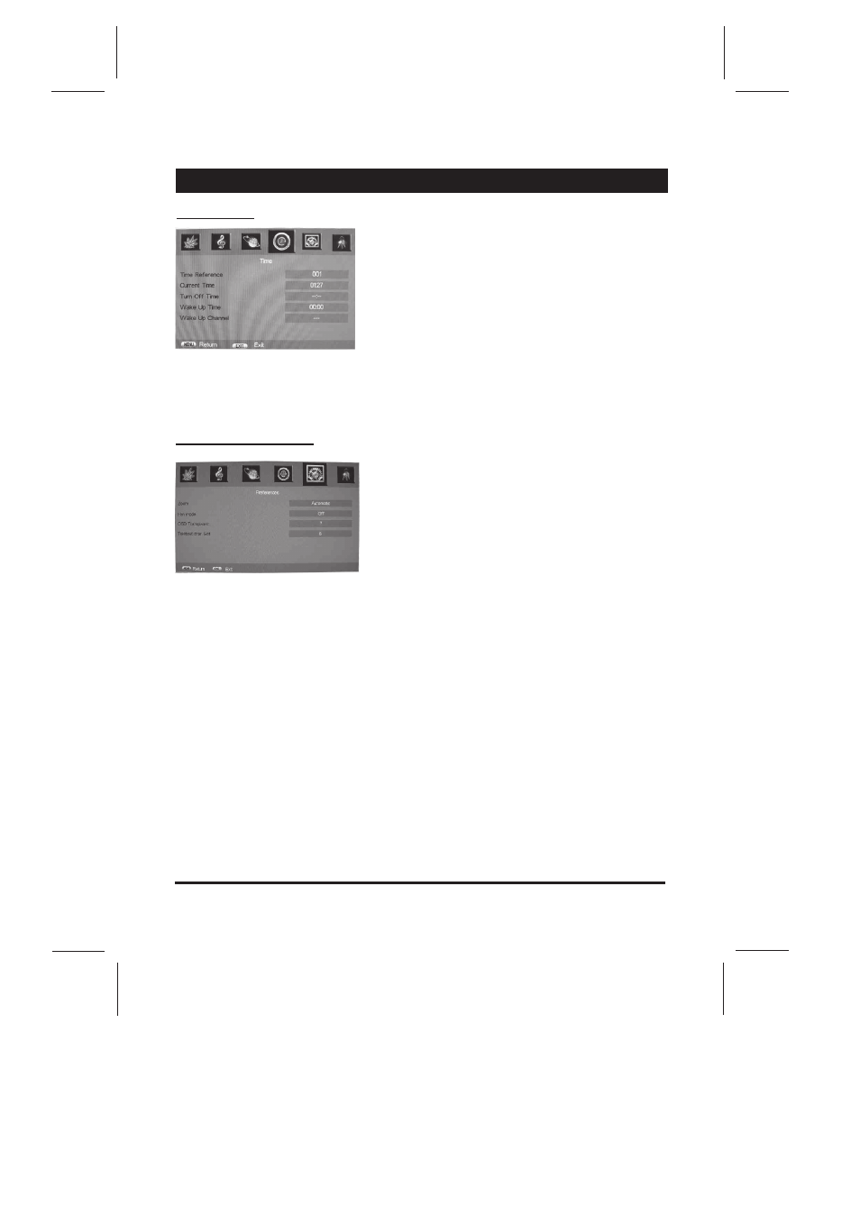 Analog menu screens | Skyworth LCD-42L8EFHD User Manual | Page 16 / 21