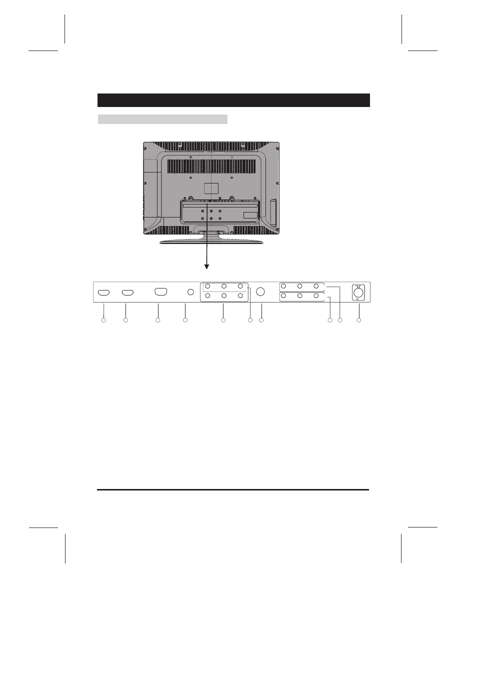 Functional parts, Back panel | Skyworth LCD-42L8EFHD User Manual | Page 7 / 21