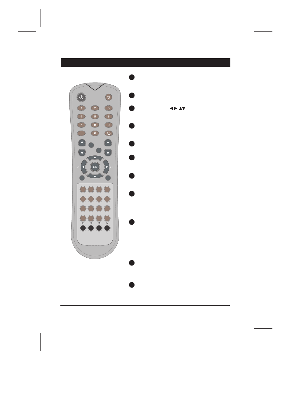 Operation instructions, Remote control unit | Skyworth LCD-42L8EFHD User Manual | Page 9 / 21