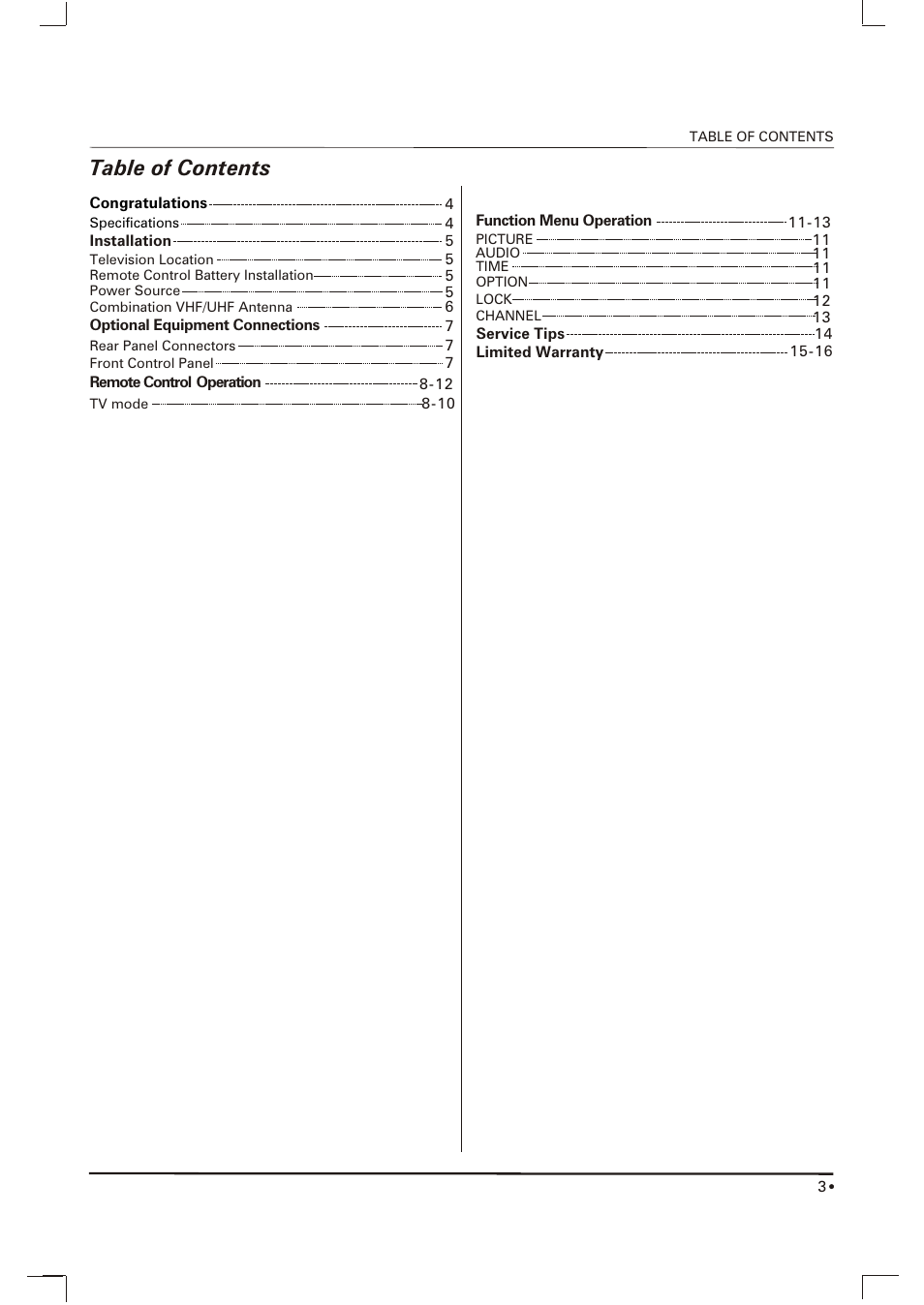 Skyworth SLTV-1551A-1 User Manual | Page 4 / 17