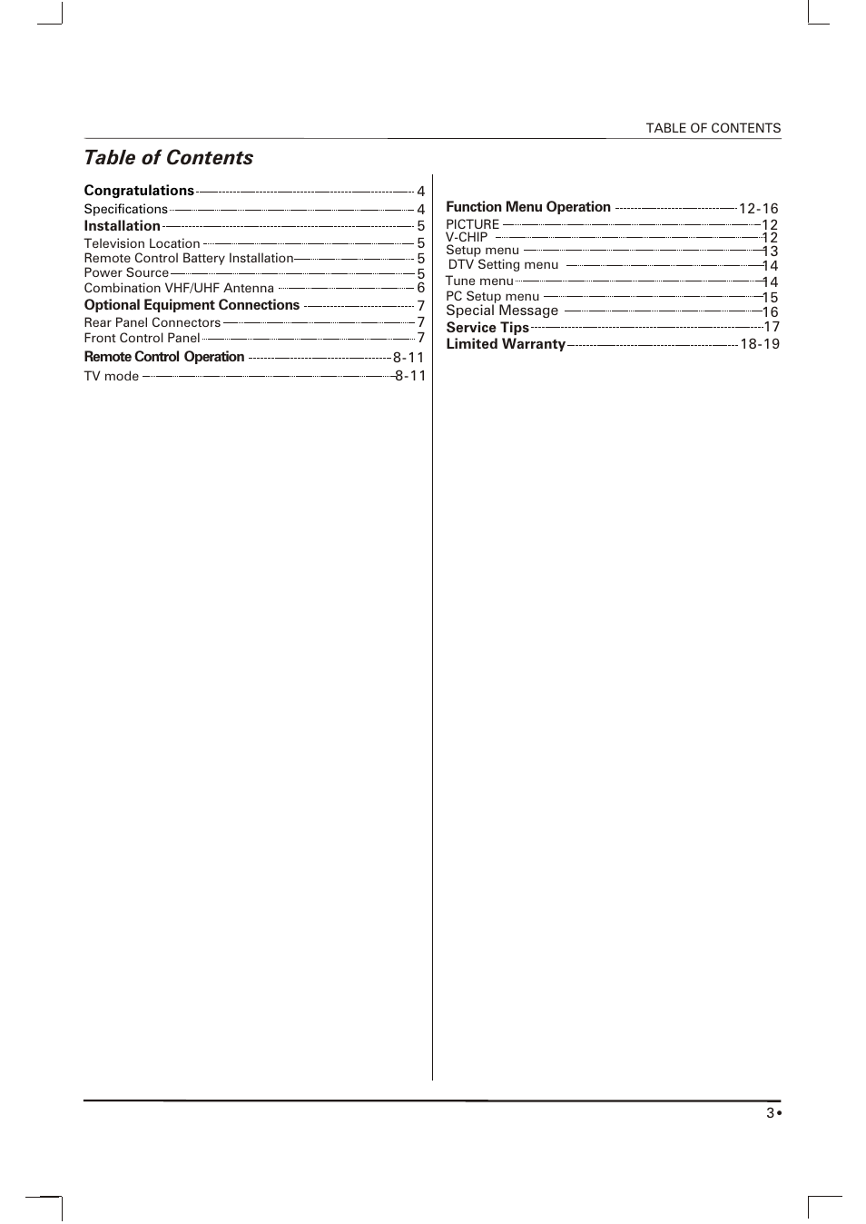 Skyworth SLTV-2063A User Manual | Page 4 / 20