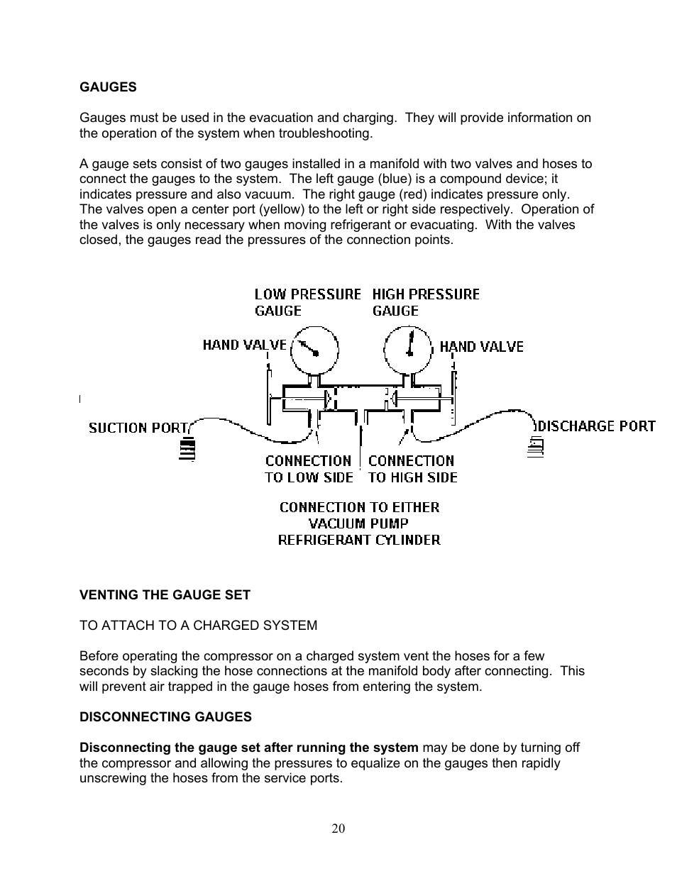Gauges | Sea Frost BG 2000 User Manual | Page 20 / 37