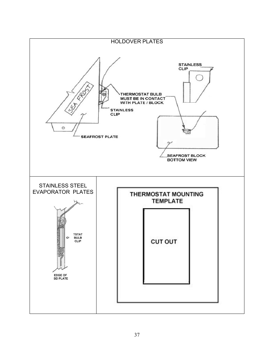 Sea Frost BG 2000 User Manual | Page 37 / 37