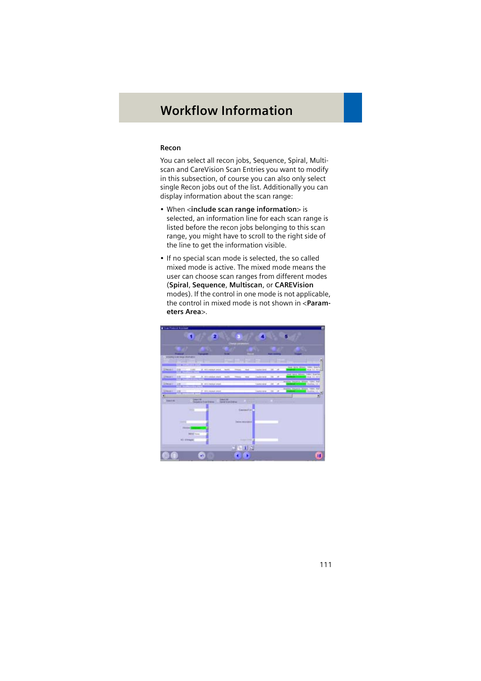 Workflow information | Siemens EMOTION 16-Jun User Manual | Page 111 / 590