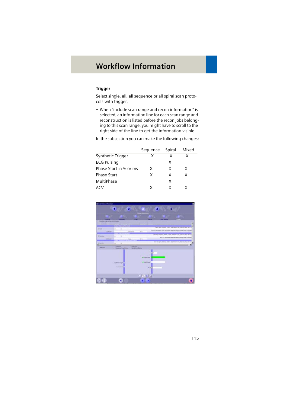 Workflow information | Siemens EMOTION 16-Jun User Manual | Page 115 / 590