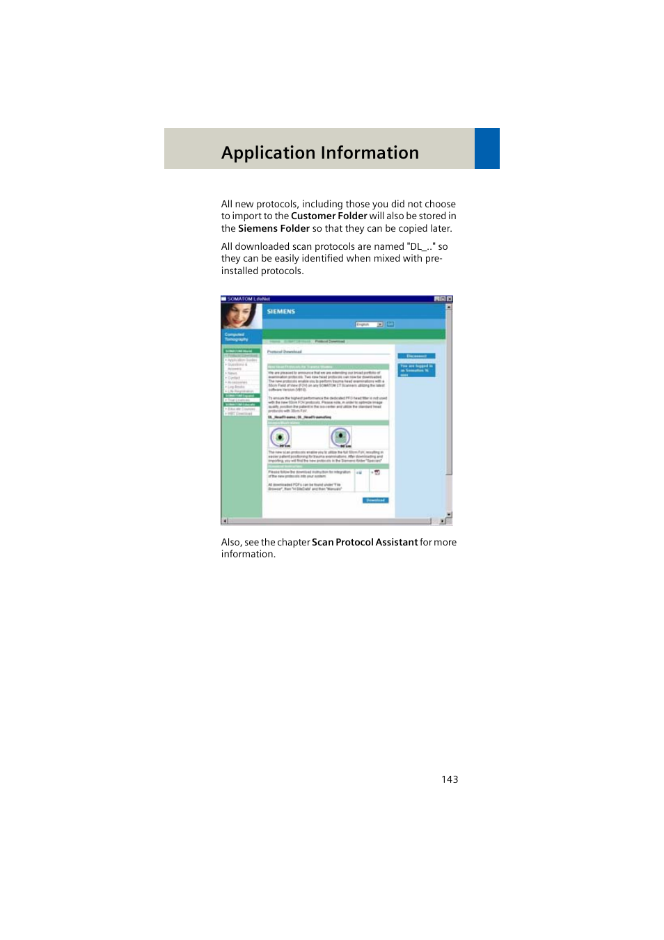 Application information | Siemens EMOTION 16-Jun User Manual | Page 143 / 590