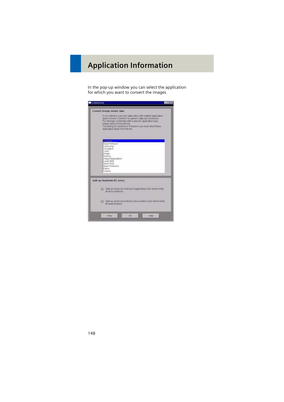 Application information | Siemens EMOTION 16-Jun User Manual | Page 148 / 590