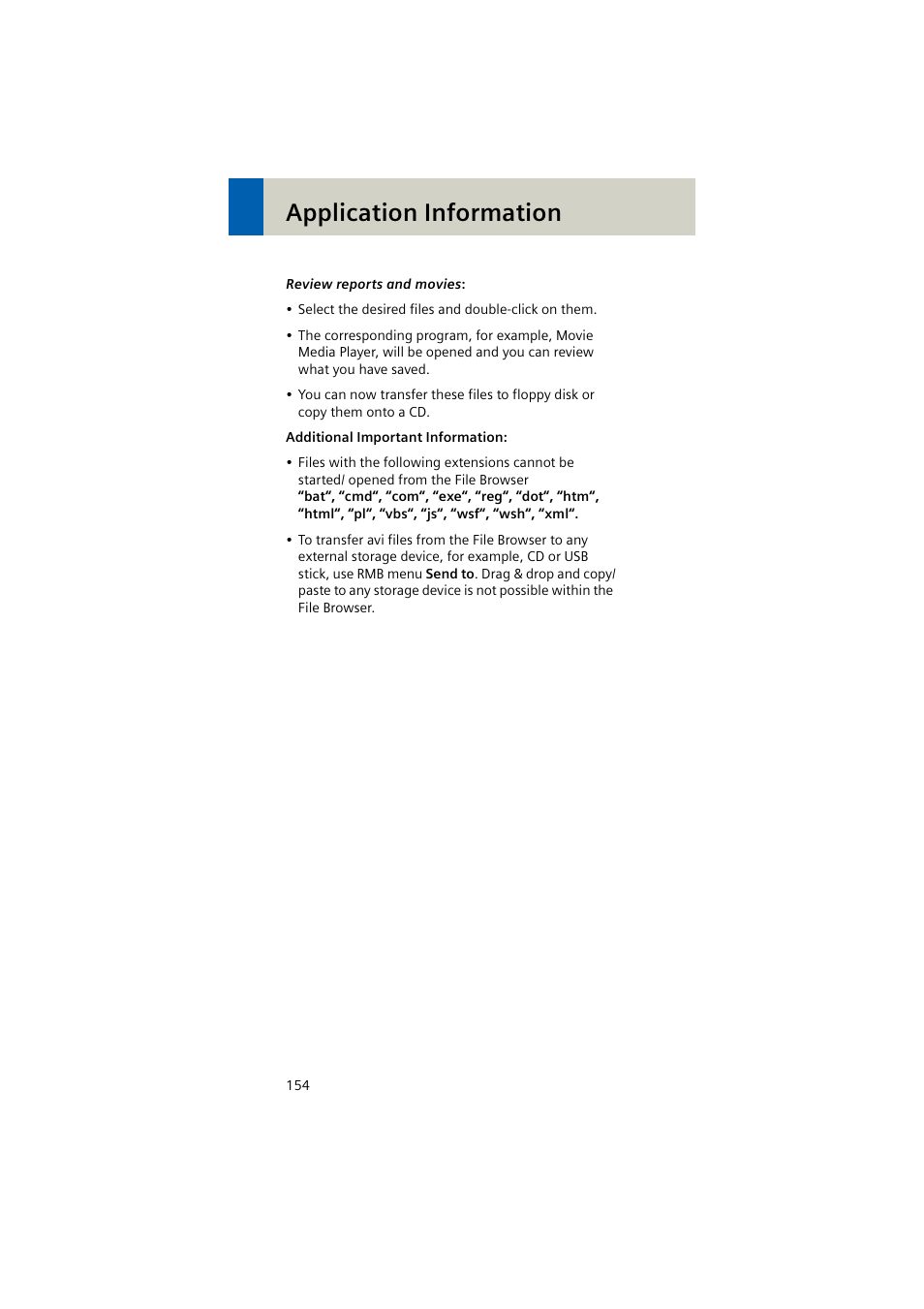 Application information | Siemens EMOTION 16-Jun User Manual | Page 154 / 590