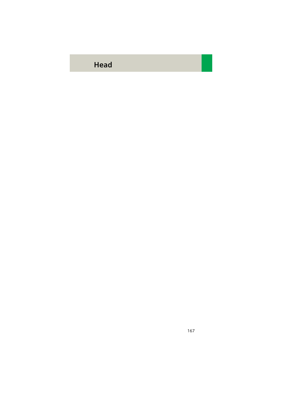 Head | Siemens EMOTION 16-Jun User Manual | Page 167 / 590