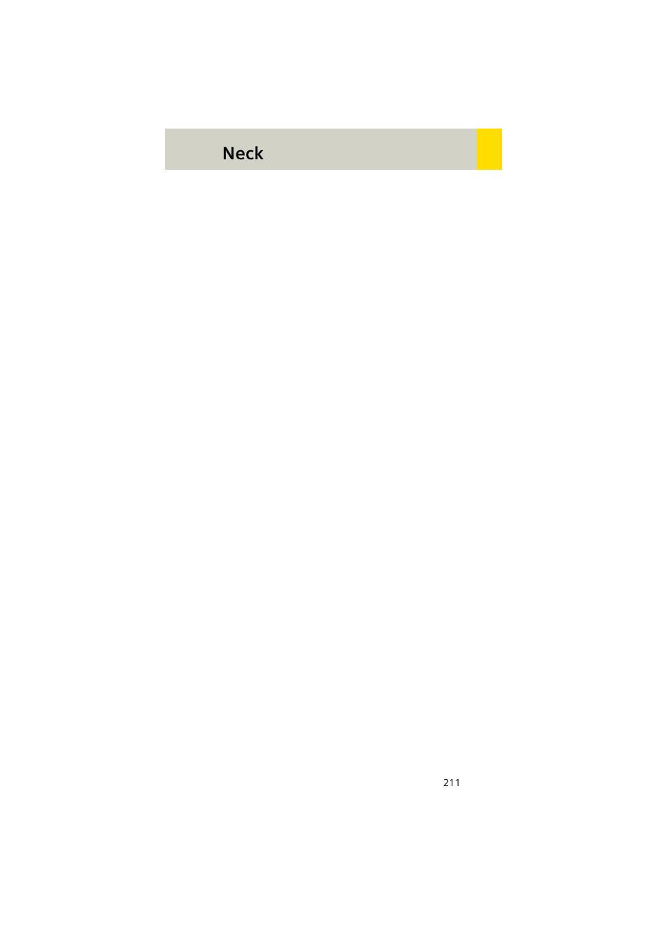 Neck | Siemens EMOTION 16-Jun User Manual | Page 211 / 590