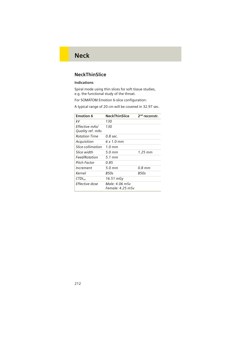 Neckthinslice, Neckthinslice 212, Neck | Siemens EMOTION 16-Jun User Manual | Page 212 / 590