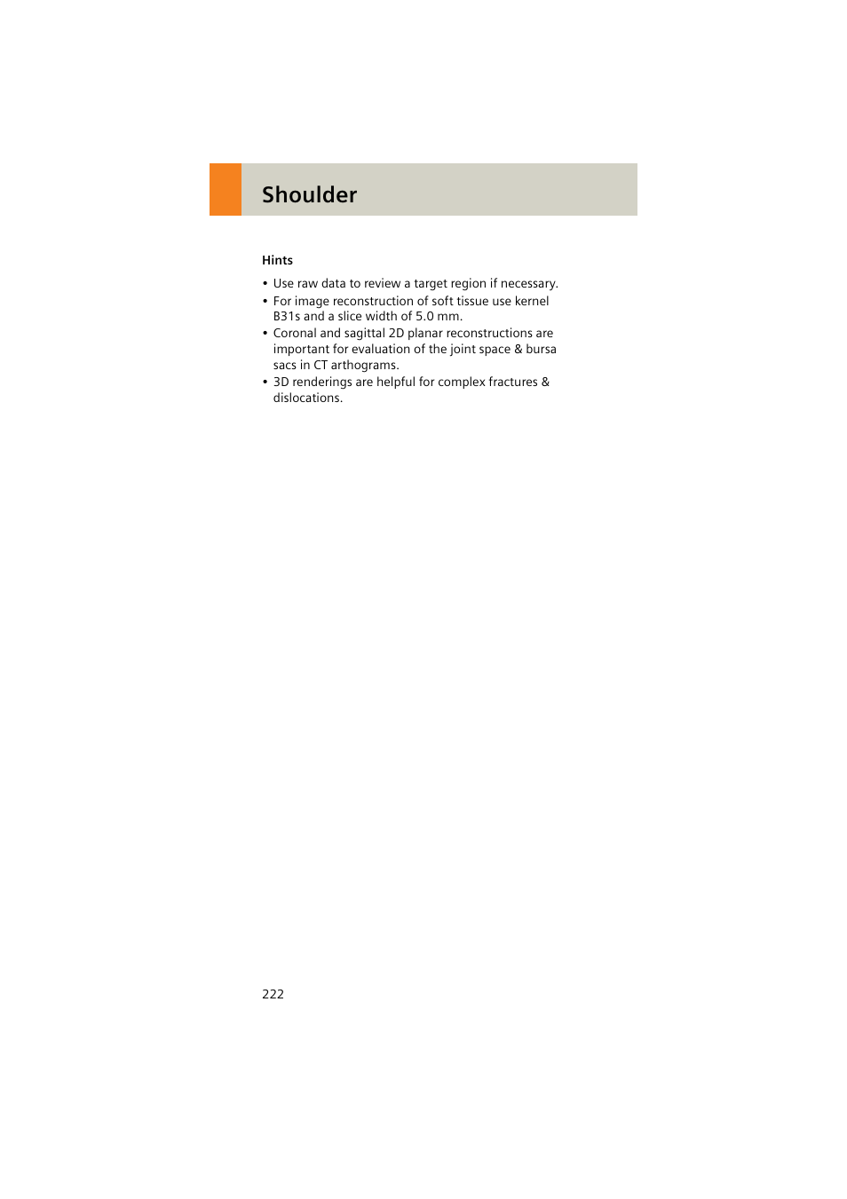 Shoulder | Siemens EMOTION 16-Jun User Manual | Page 222 / 590