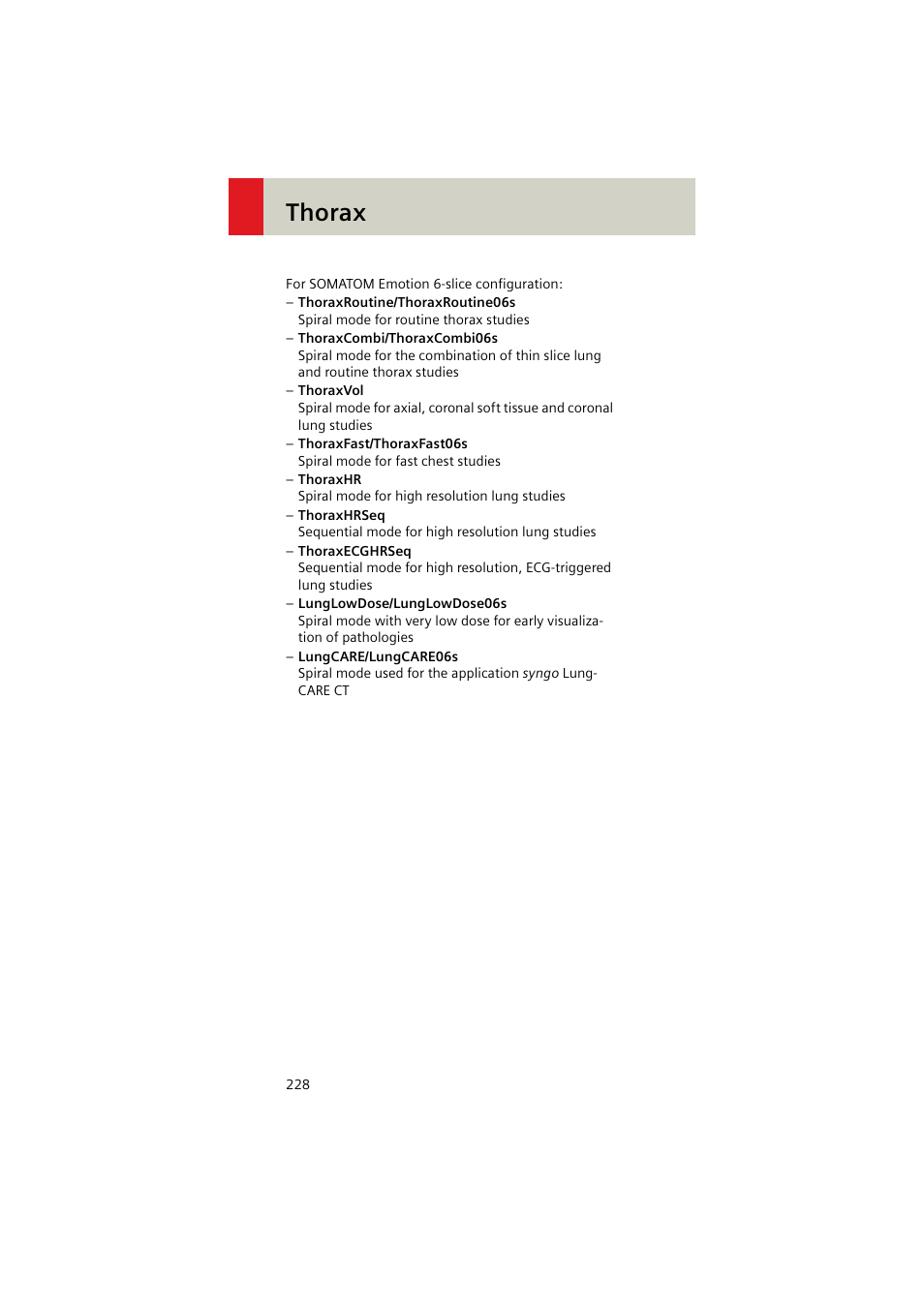 Thorax | Siemens EMOTION 16-Jun User Manual | Page 228 / 590