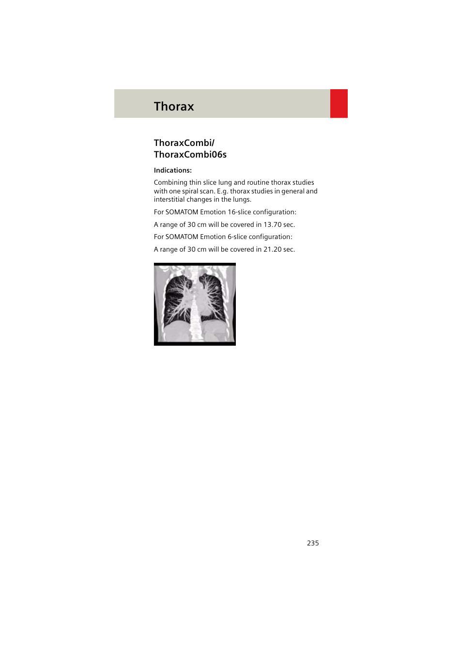 Thoraxcombi/ thoraxcombi06s, Thoraxcombi, Thoraxcombi06s 235 | Thorax | Siemens EMOTION 16-Jun User Manual | Page 235 / 590